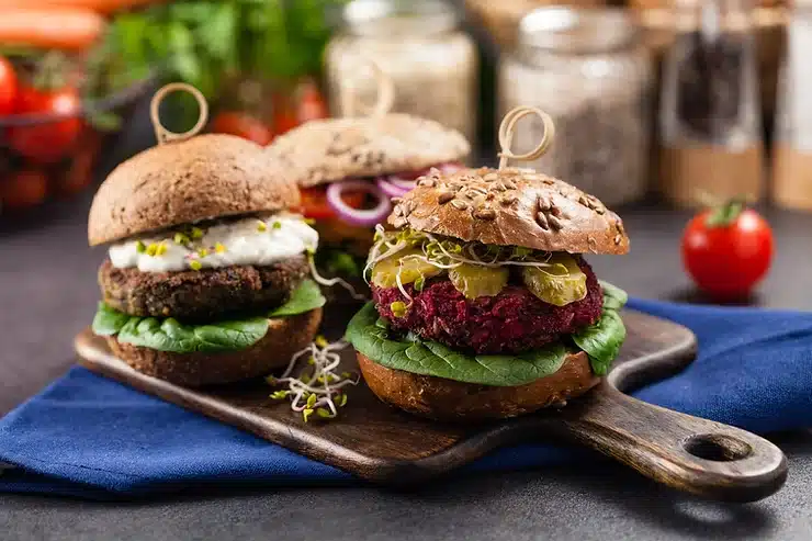 Opskrift på velsmagende vegetarburger