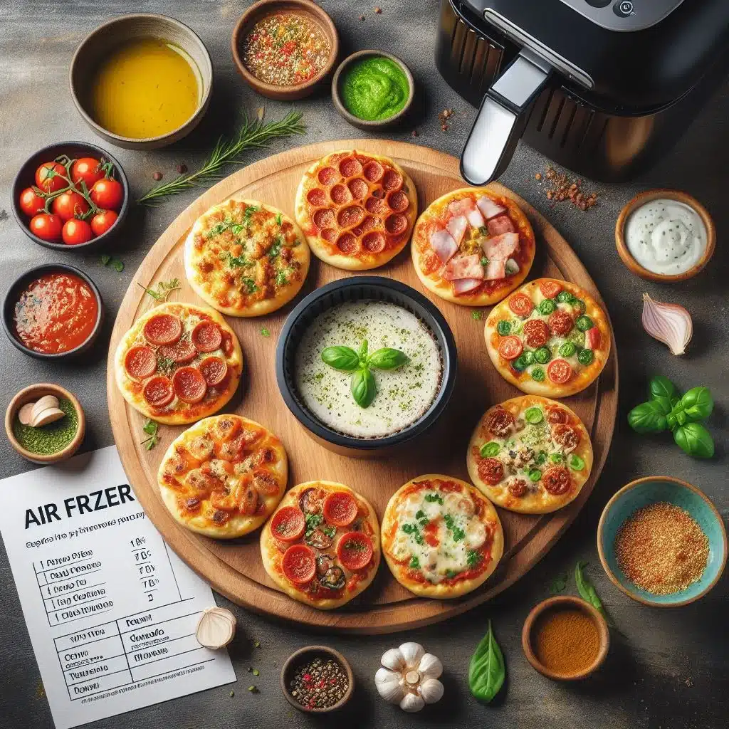 Opskrift på mini pizzaer i airfryer