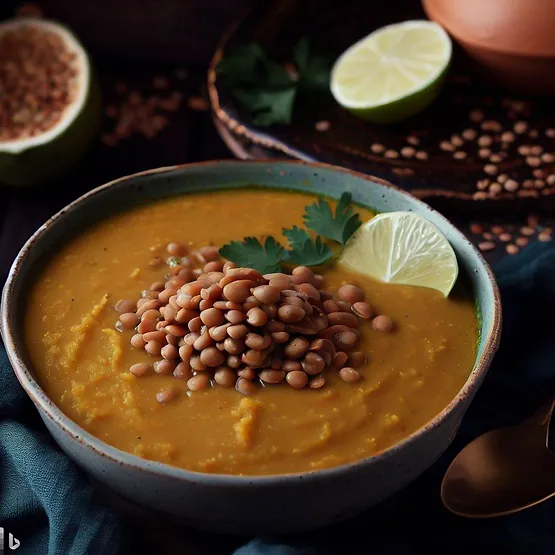 Opskrift på linsesuppe med karry og kokos