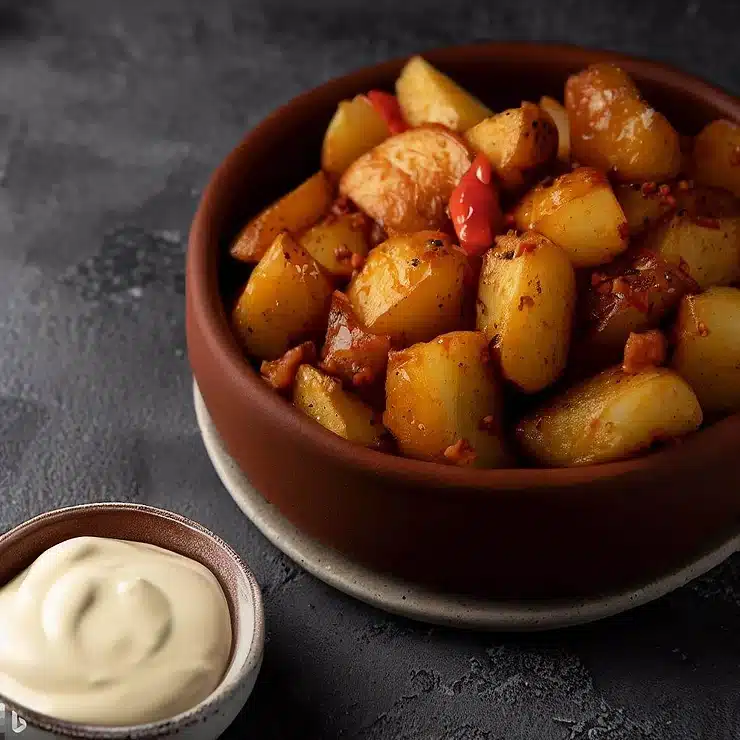 Opskrift på spanske patatas bravas