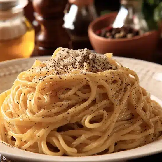 Opskrift på pasta cacio e pepe