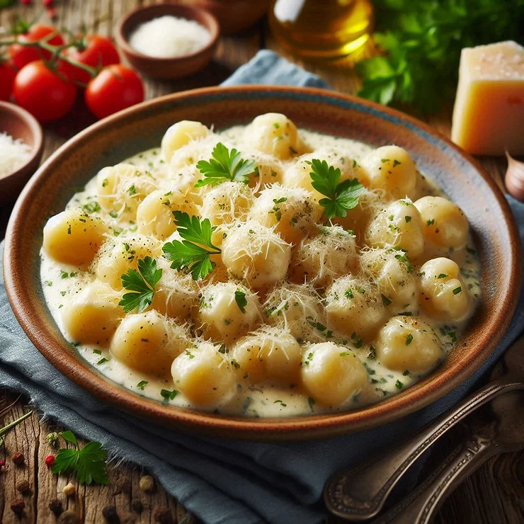 Gnocchi med Gorgonzola