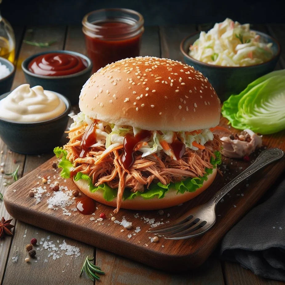 Opskrift på pulled pork burger med coleslaw