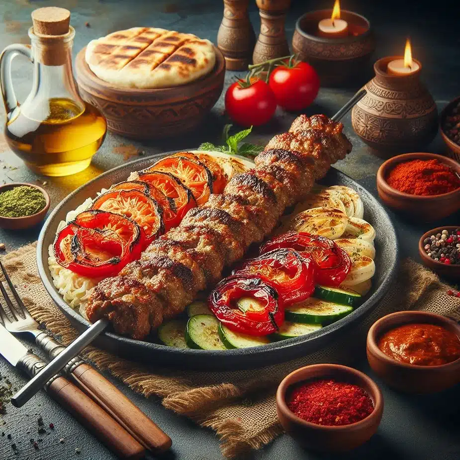 Tyrkisk Adana Kebab