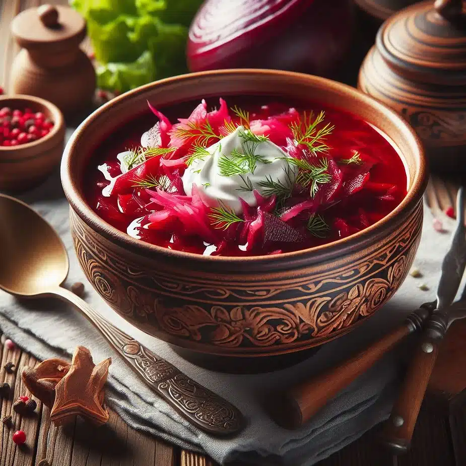 Borscht – Russisk Rødbedesuppe