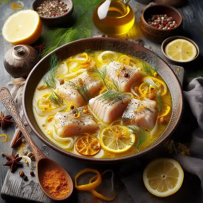 Fiskesuppe med safran og fennikel