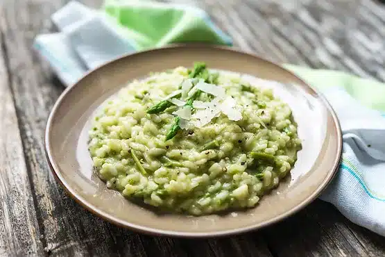 Opskrift på risotto med asparges