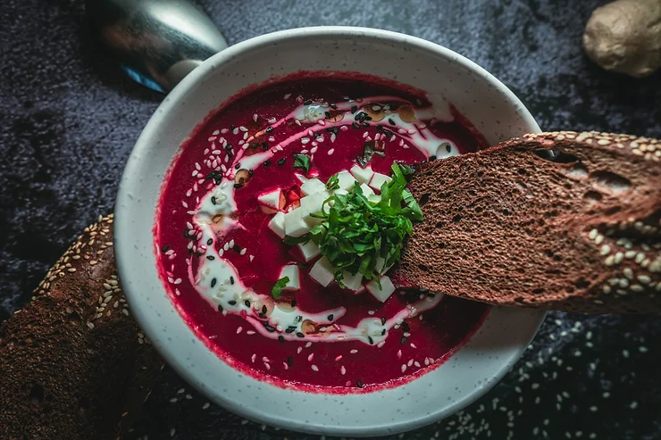 Sund og lækker rødbedesuppe