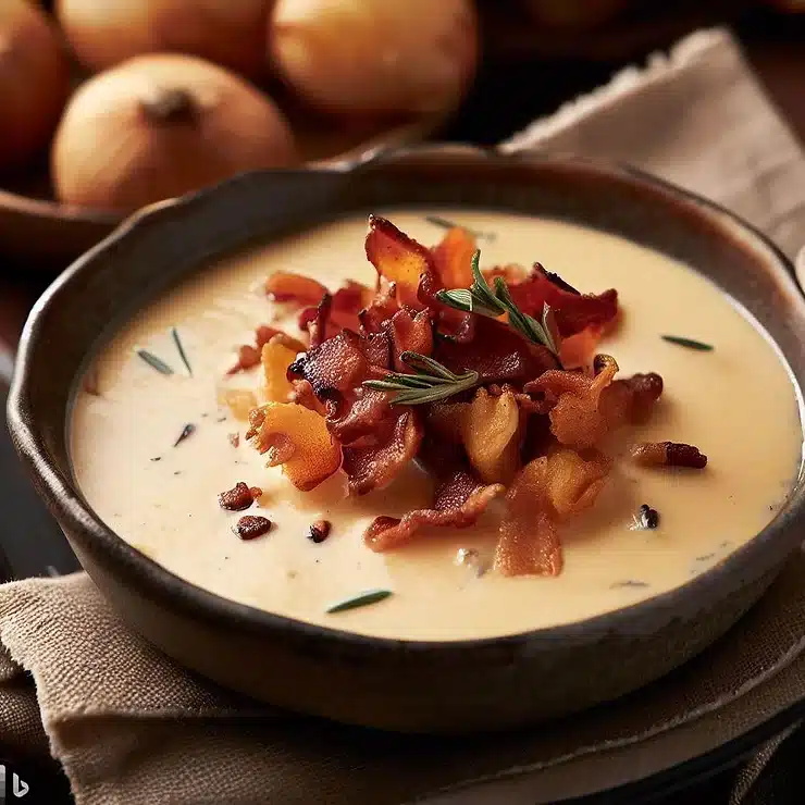 Opskrift på kartoffelsuppe med sprøde baconstykker