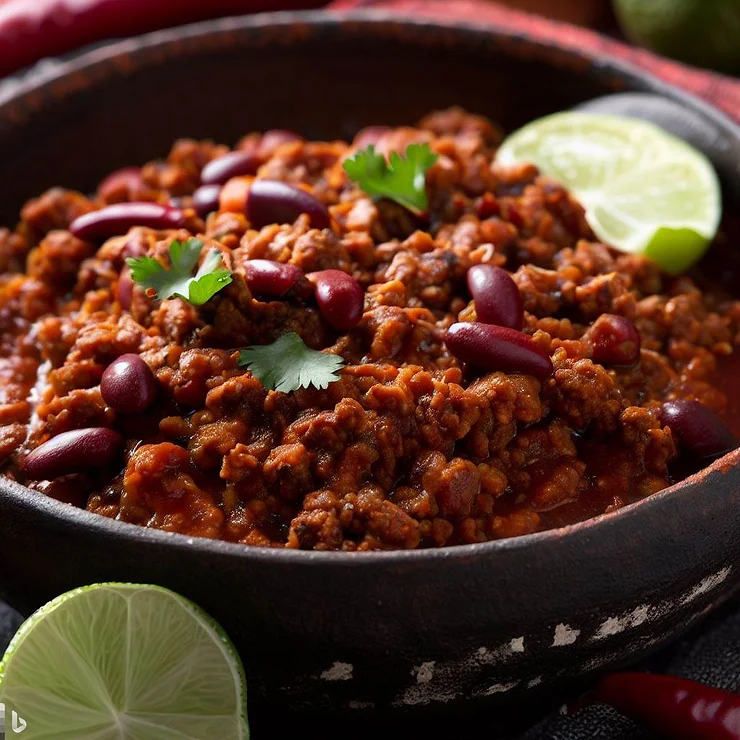 Opskrift på krydret mexicansk chili con carne