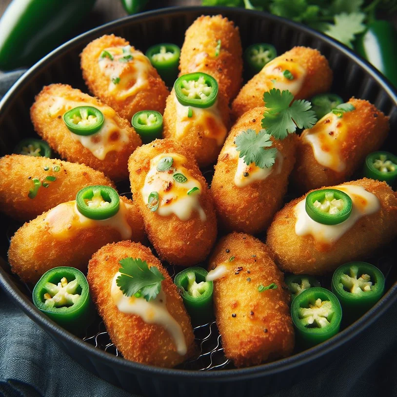 Opskrift på jalapeño poppers i airfryer