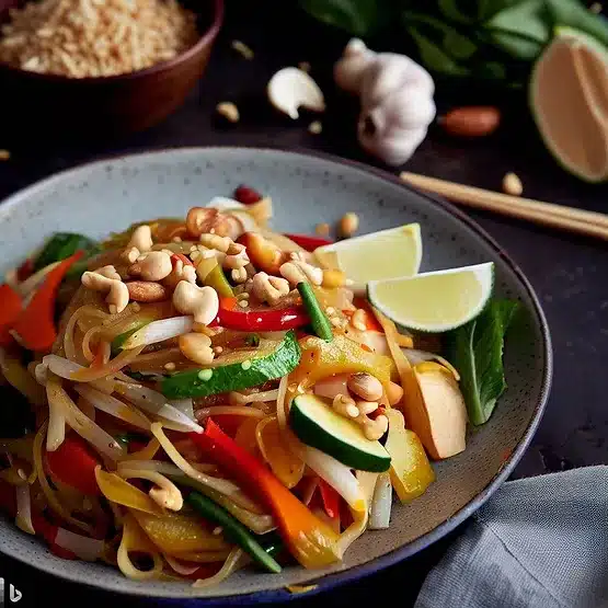 Vegetarisk pad thai