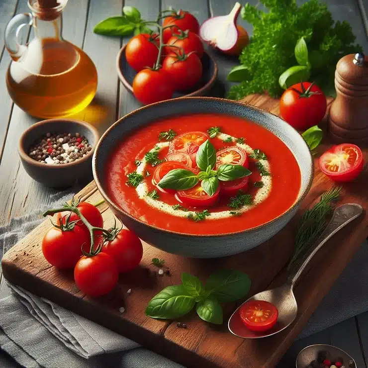 Gazpacho - En forfriskende kold tomatsuppe 