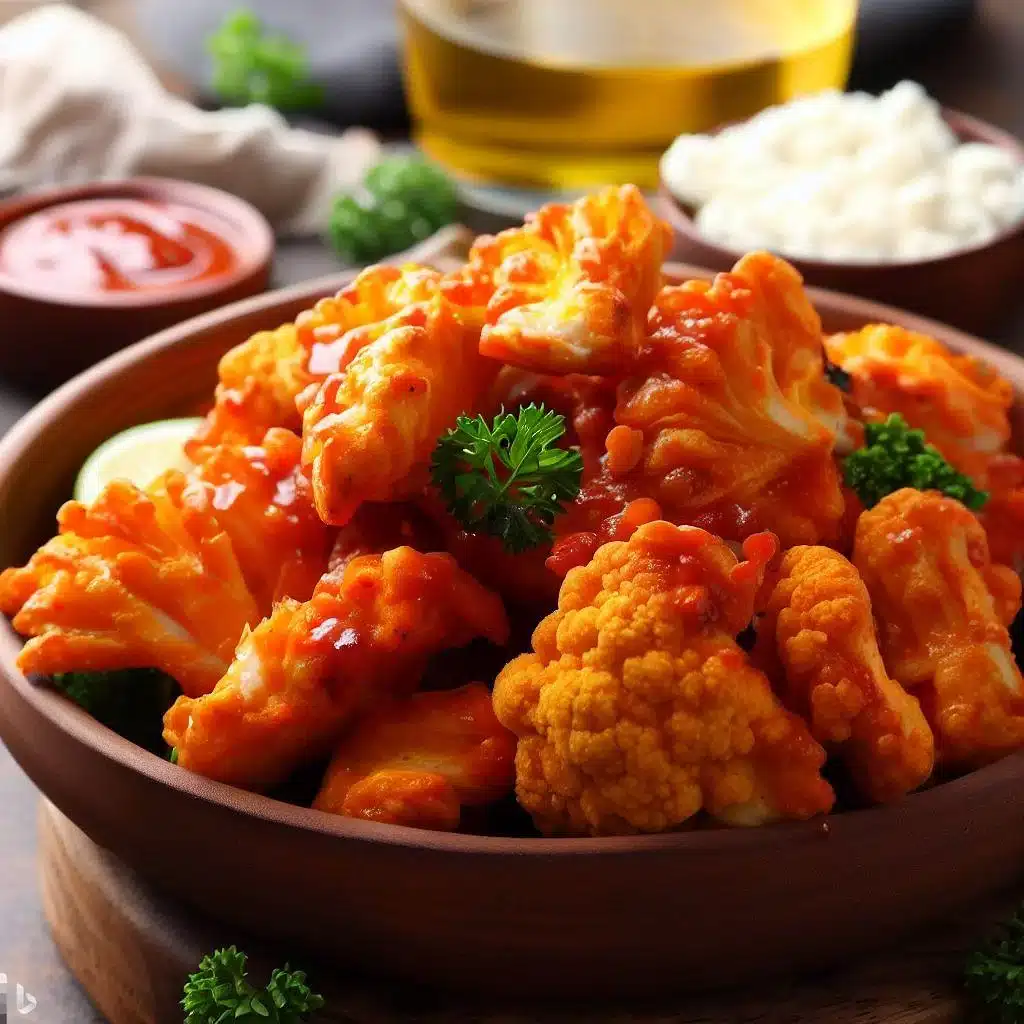 Opskrift på blomkål buffalo wings