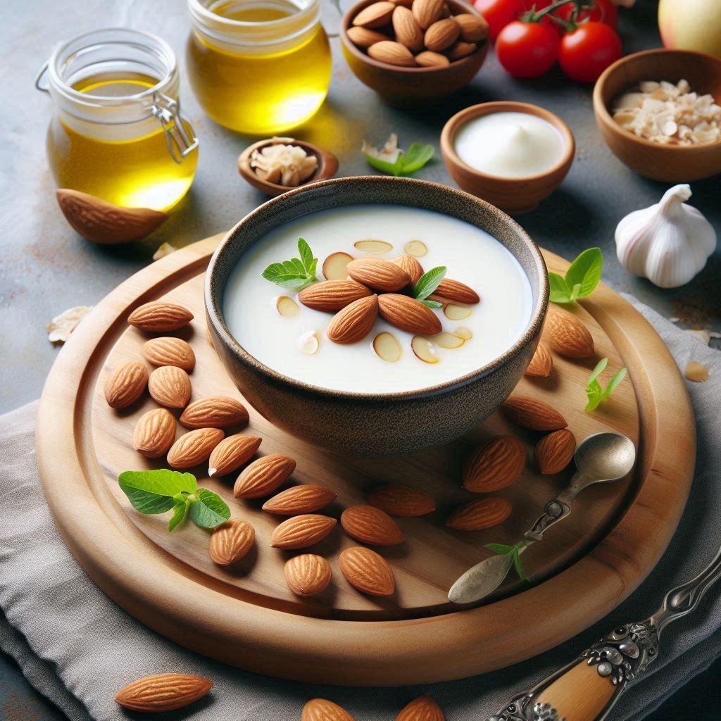 Ajo Blanco (kold spansk mandelsuppe)