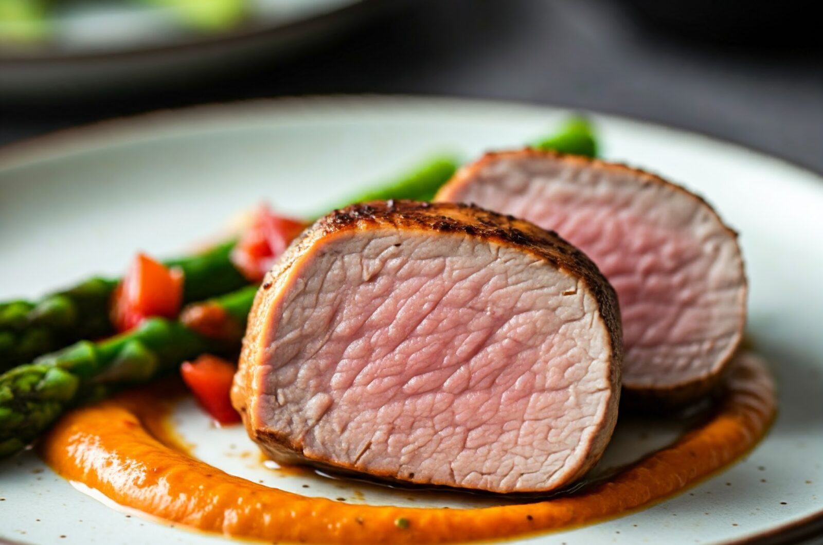 Mørbradbøffer med julesauce og ristede løg