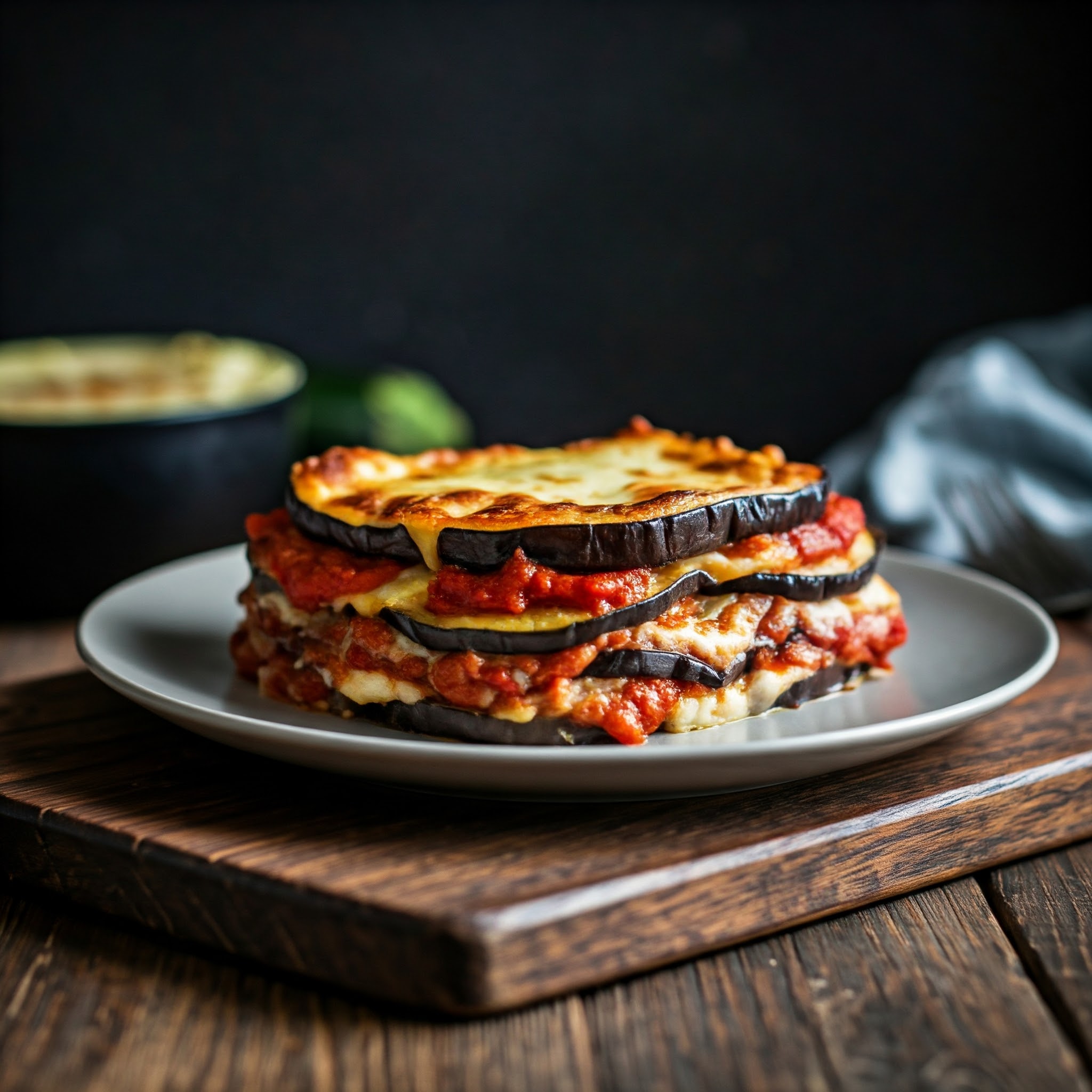 Keto-lasagne med aubergineplader