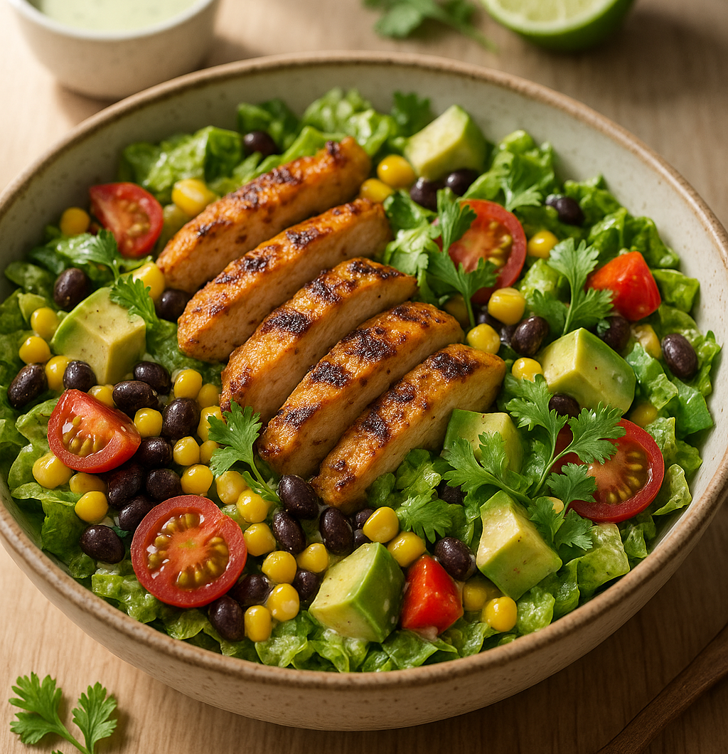 En farverig, mættende og smagfuld salat, der bringer Mexico direkte til middagsbordet.