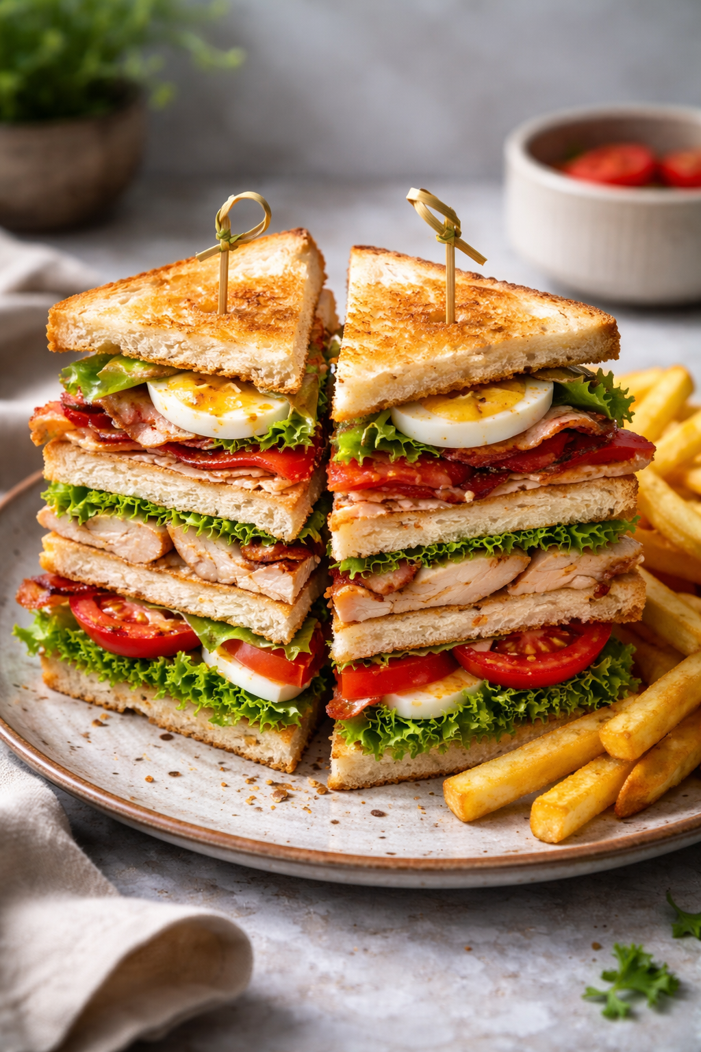 Den klassiske club sandwich