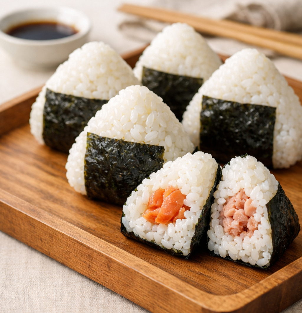 Onigiri – japanske risboller med fyld