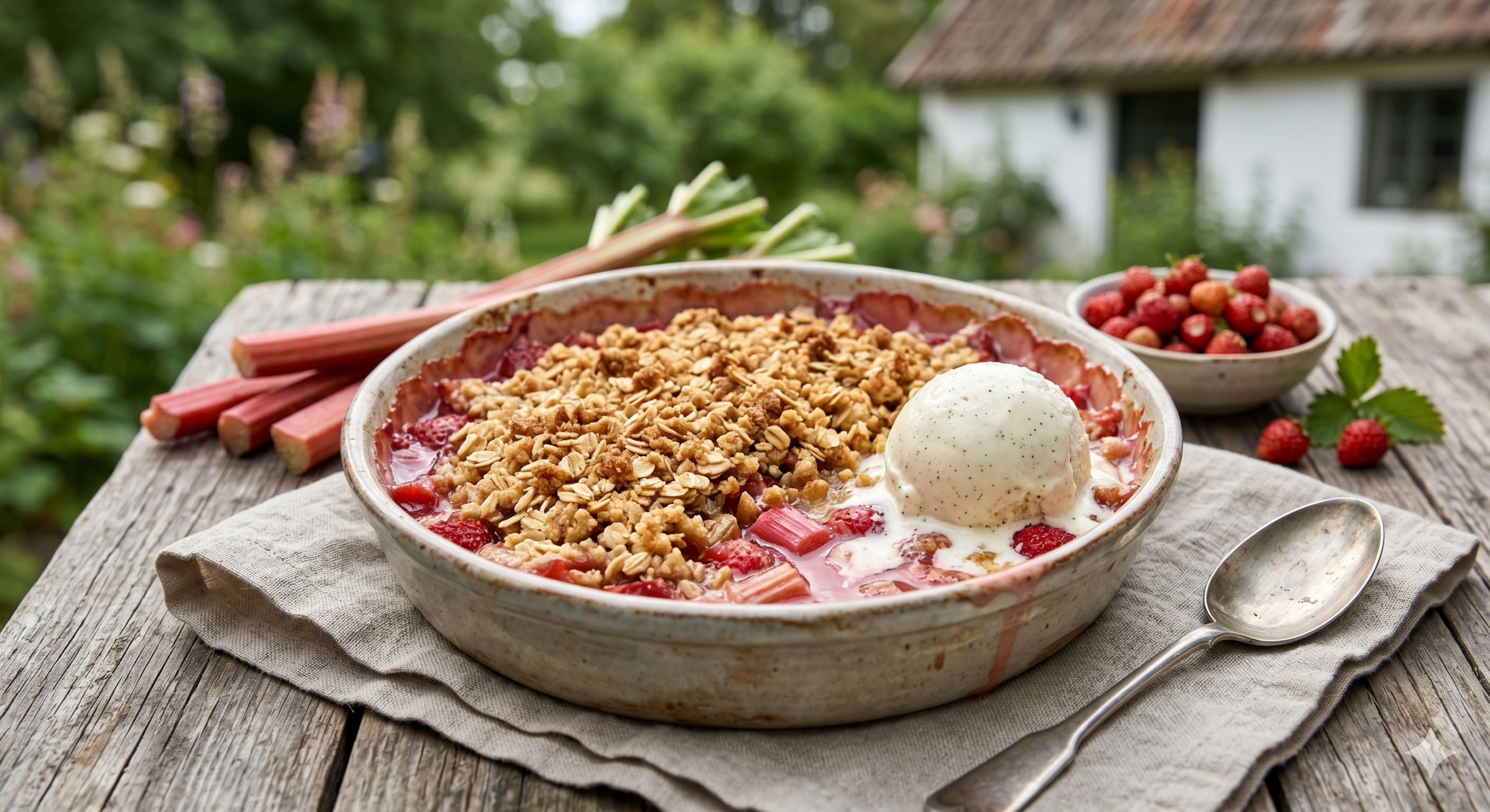 Rabarbercrumble